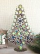 画像1: <３０cm超＞ウランガラス　チェコ　ヴィンテージ クリスマスツリー　1901 (1)