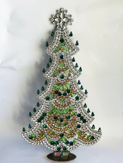 画像1: 33cm) チェコ　ヴィンテージ クリスマスツリー　2210